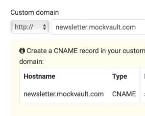 Custom Domains
