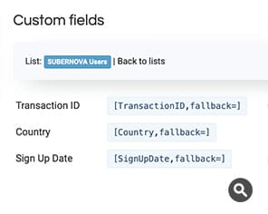 Custom Fields