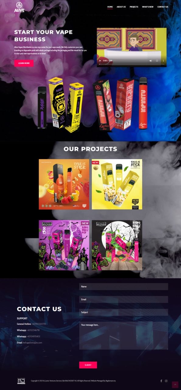 Screencapture Alivevapes 2022 05 20 13 14 37 Bigdomain.my Malaysia Domain &Amp; Hosting